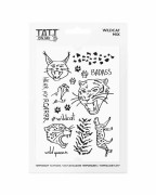 Vodeodolné dočasné tetovačky Divoké mačky TATTonMe