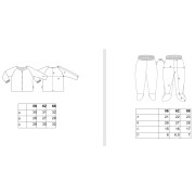 Novorodenecká sada šmyk Outlast® Sv. hnedé kvety/latte Little Angel