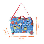 Detský kufrík na kolieskach Pack & Ride Zopa