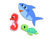 DjecoMoje prvé samolepky - Zvieratká z mora