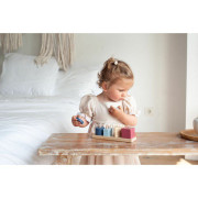 Triedime tvary V - drevená skladačka 17 dielov Cubika