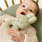 Hrkálka králiček Miffy Green Flower Little Dutch