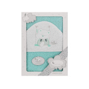 Detská osuška froté 100 x 100 cm Interbaby v darčekovom balení