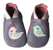 Kožené capáčky Barefoot Veľ. L (12-18 mes.) Hopi Hop