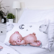 Obliečky do postieľky Macko Ribbon 100 x 135, 40 x 60 cm Jerry Fabrics