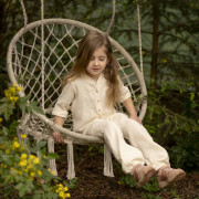 Detské mušelínové nohavice Luca Cream Esito