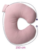 Mušelínový polohovací vankúš MiniRelax 140 cm Babymatex