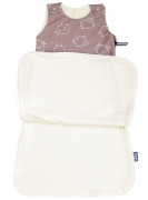 Merino spací vak so zipsom na boku ovečky hnedej