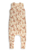 Celoročný spací vak s nohavicami Vintage Animals Sleepee Almond/Cream
