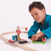 Uhoľný dok so žeriavom Bigjigs Rail