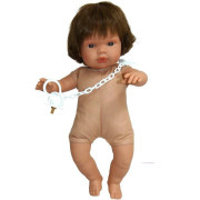 Realistická bábika Lola so zvukmi a mäkkým látkovým telom 38 cm Llorens