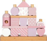 Nasadzovanie na tyč Domček ružový small foot