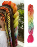 Pletený vrkôčik Jumbo 60 cm FunCo