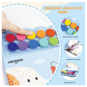 Kreatívna kniha Maľovanie prstami Život v lese Jarmelo