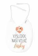 Nepremokavý podbradník - Výsledok našej veľkej lásky Baby Nellys