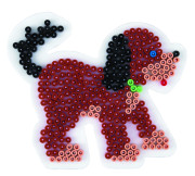 Podložka na zažehľovacie korálky Hama Pes MIDI