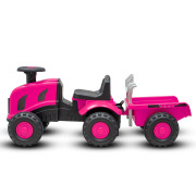 Detské odrážadlo traktor s vlečkou Benny Baby Mix