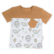 Dojčenské bavlnené tričko Nicol Miki