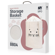 Kôš na hračky Premium Bouclé so šnúrkou 43 l Sipo