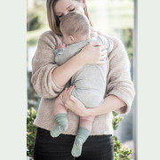 Detské ponožky Stay-on-Socks 2 páry Pale Green KipKep