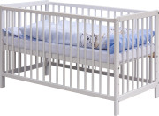 Detská postieľka s kompletnou výbavou Scarlett Toro 120 x 60 cm modrá