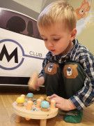 Drevená zatĺkačka - mrkvové pole