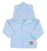 Pletená sada oblečenia pre bábätko Star 5dielna modrá Baby Nellys