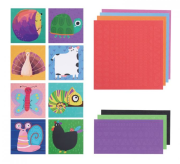 Nalepovacia mozaika Prvé zvieratká