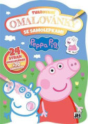 Tvarované omaľovánky Peppa