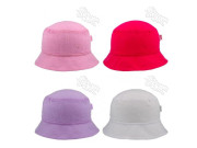 Dievčenské letné plátený klobúk jednofarebný RDX