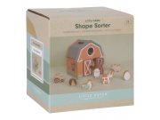 Domček s vkladacími tvarmi drevený Farma Little Dutch