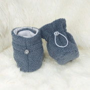 Capáčky Teddy fleece double Denim blue modrá Esito