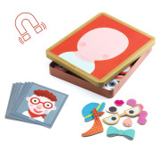 Magnetické Inzebox Veselé tváre Djeco