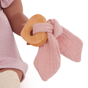 Šaty pre bábiku ružové s doplnkami LullaBaby