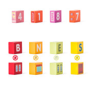 Stavebnice kocky Mesto vo vedierku