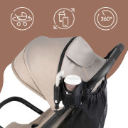 Uni držiak na nápoje & telefón 2 v 1 čierny Sipo