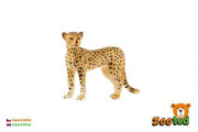 Gepard štíhly zooted plast 8 cm