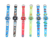 Hodinky náramkové na batérie so svetlom