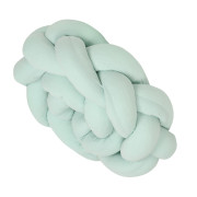 Mušelínový mantinel vrkoč 200 cm Babymatex – chránič do postieľky Mint