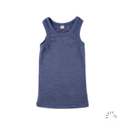 Detské Merino tielko Ocean Mélange PoPoLiNi