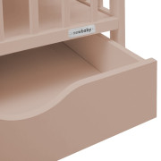 Detská postieľka so šuplíkom Basic kašmírová New Baby