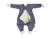 Merino spací vak s nohavicami a odopínacími rukávmi Šedé ovečky Kaarsgaren