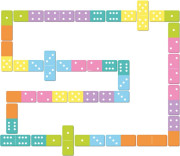 Hra Domino Hudobné nástroje 24 ks Janod