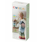 Balančná veža IX - drevená skladačka 11 dielov Cubika