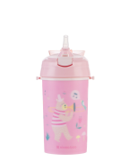 Hrnček so silikónovou slamkou a popruhom 450 ml Music Fest KikkaBoo