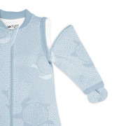 Spací vak s rukávmi Lodger Matcha Blue Fogg