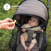 Moskytiéra na kočík univerzálna exclusive Black Zopa