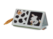 Knižka s aktivitami pre hru na brušku Farmers Funday Tiny Love