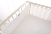 Mušelínový mantinel do postieľky Bump Air 180 x 30 cm Babymatex