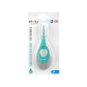 Prvá zubná kefka so silikónovým hryzátkom Akuku